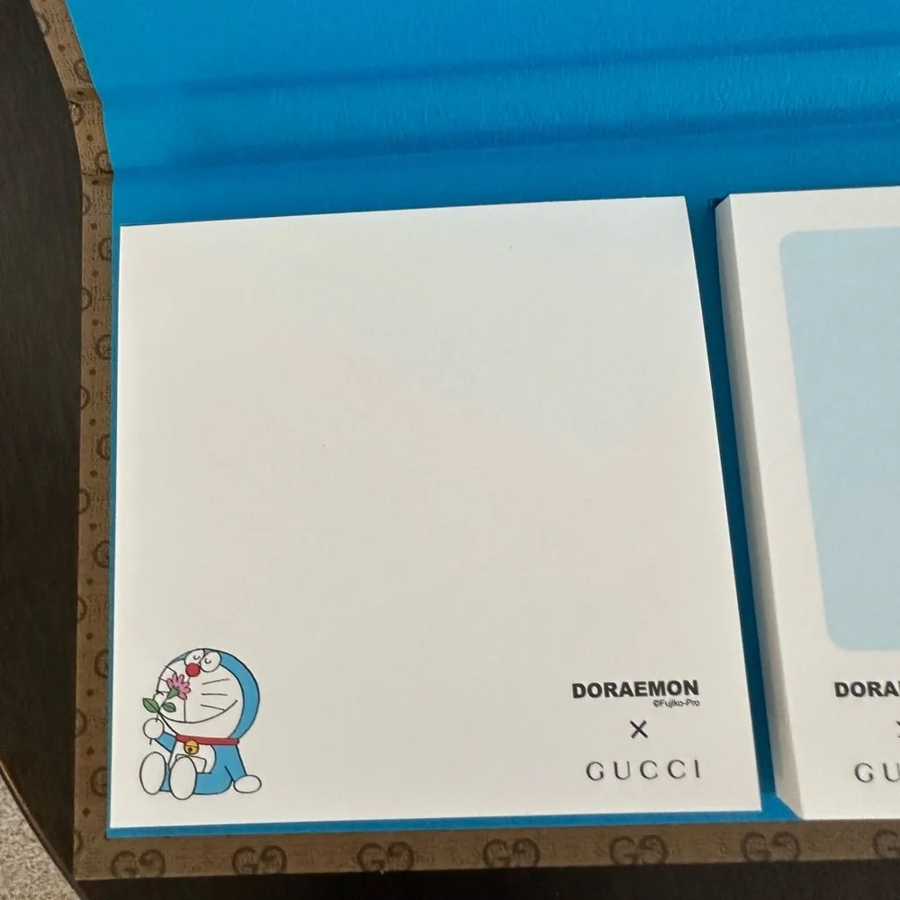 Gucci x Doraemon Collaboration- Limited Edition Memo Pad – NEW - Authentic